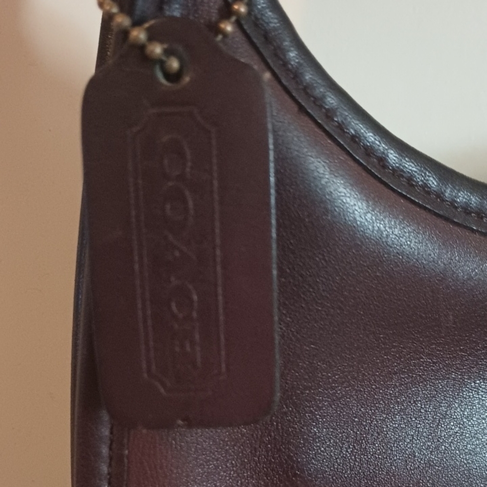 Vintage Coach Ergo Rich Brown Leather Handbag